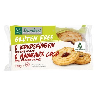 Damhert Gluten Free Kokosringen fruitvulling